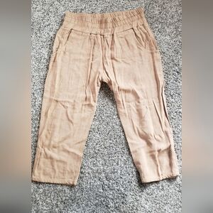 AMAE| High Waist Cigarette Casual Cropped Pants